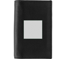 Porte-cartes de crédit en croûte de cuir